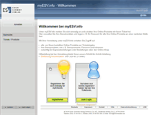 Tablet Screenshot of myesv.info